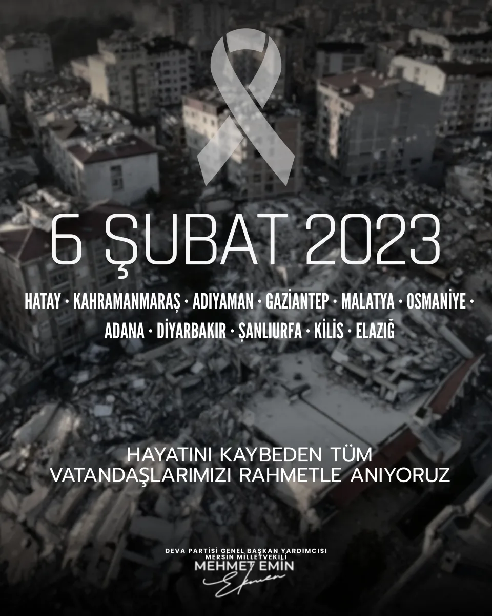 Mardin Emek ve Demokrasi Platformu’nun 6 Şubat anmasına katılım