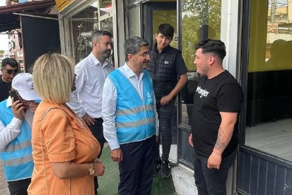 Mersin Toroslar İlçemizde bulunan Kuvai Milliye Caddesinde esnaflarımızı ziyaret ettik