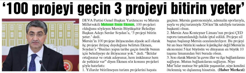100 PROJEYİ GEÇİN 3 PROJEYİ BİTİRİN YETER