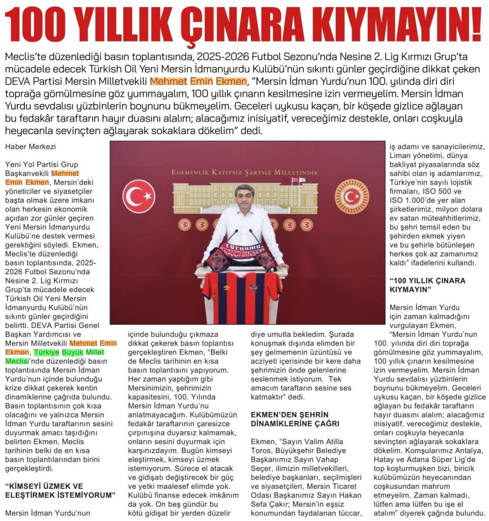 100 YILLIK ÇINARA KIYMAYIN!