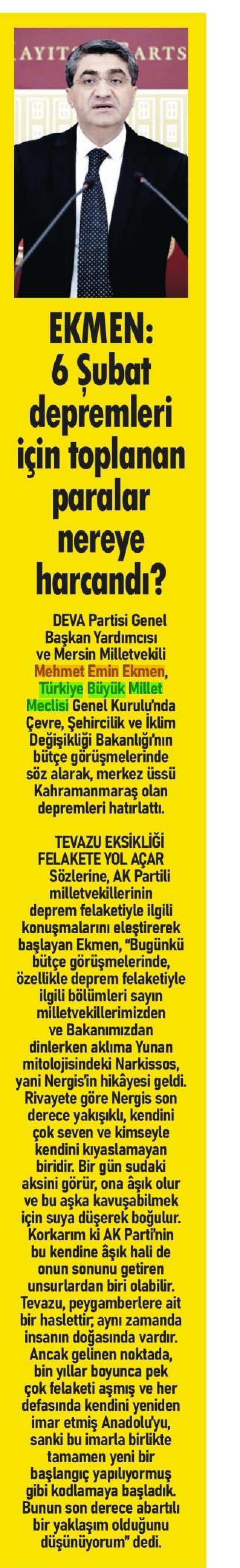 6 ŞUBAT DEPREMLERİ İÇİN TOPLANAN PARALAR NEREYE HARCANDI?