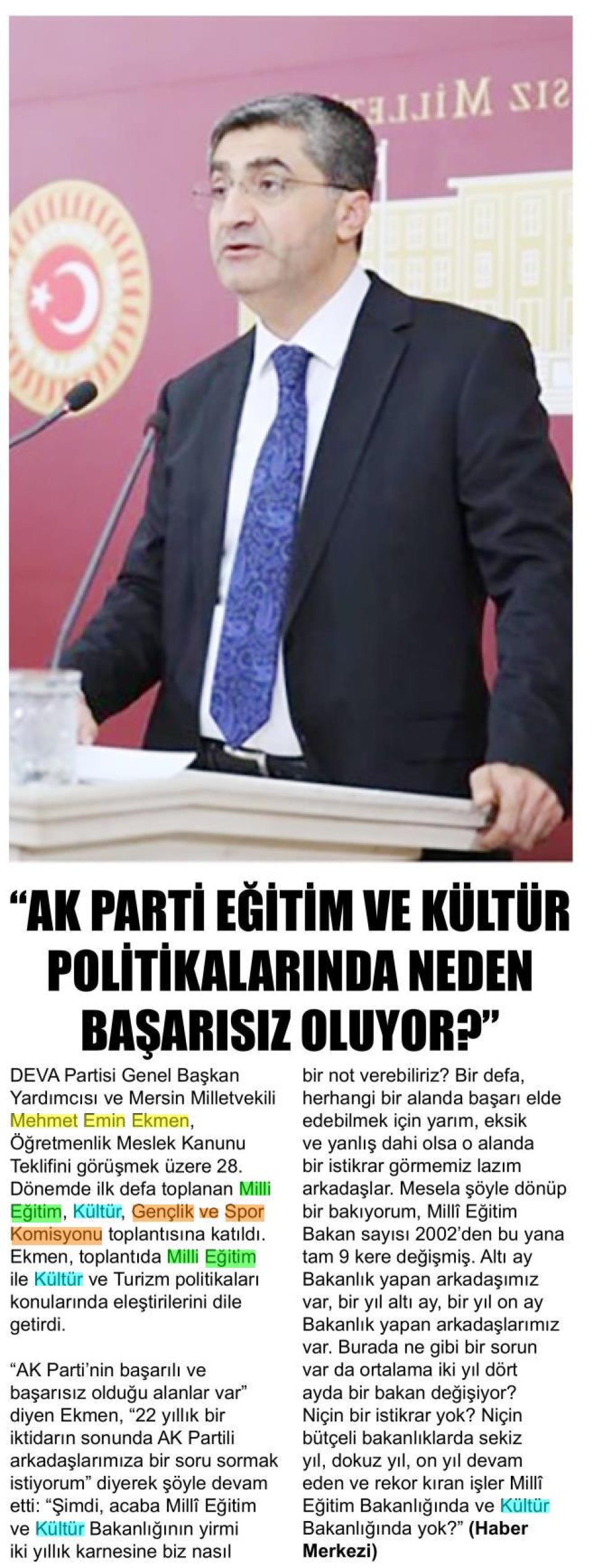 AK PARTİ EĞİTİM VE KÜLTÜR POLİTİKALARINDA NEDEN BAŞARISIZ OLUYOR