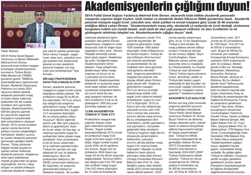 AKADEMİSYENLERİN ÇILGINLIĞINI DUYUN!