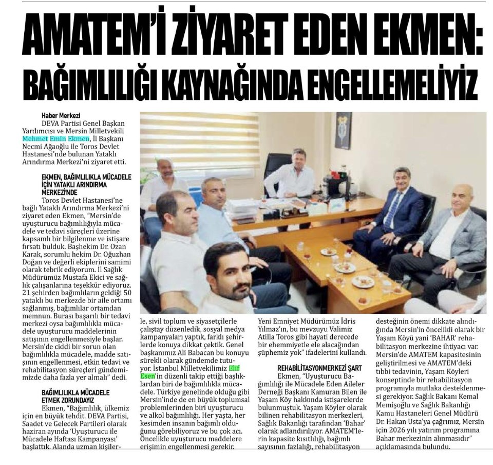 BAĞIMLILIĞI KAYNAĞINDA ENGELLEMELİYİZ