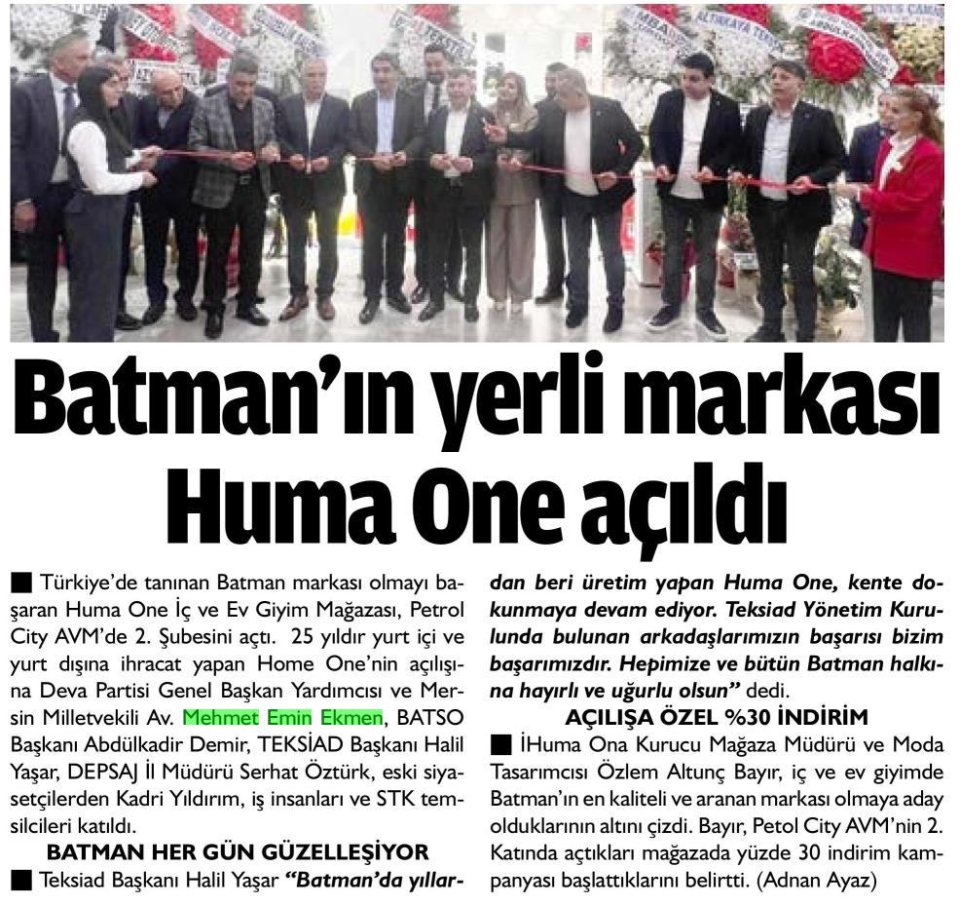 BATMAN'IN YERLİ MARKASI