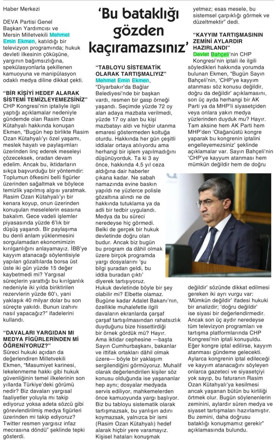 'BU BATAKLIĞI GÖZDEN KAÇIRAMAZSINIZ
