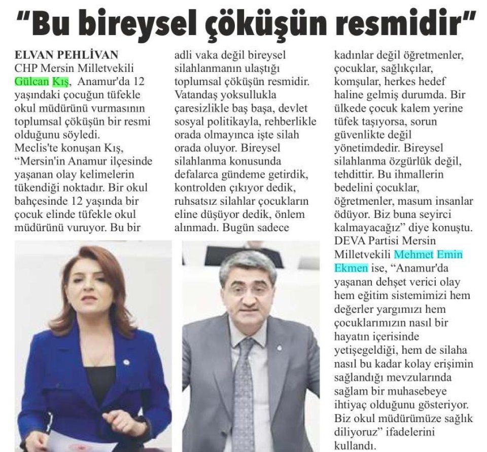 ''BU BİREYSEL ÇÖKÜŞÜN RESMİDİR