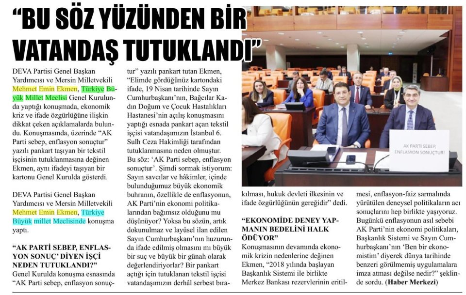 BU SÖZ YÜZÜNDEN BİR VATANDAŞ TUTUKLANDI