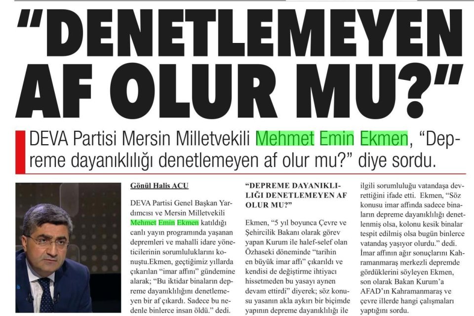 DENETLEMEYEN AF OLUR MU?