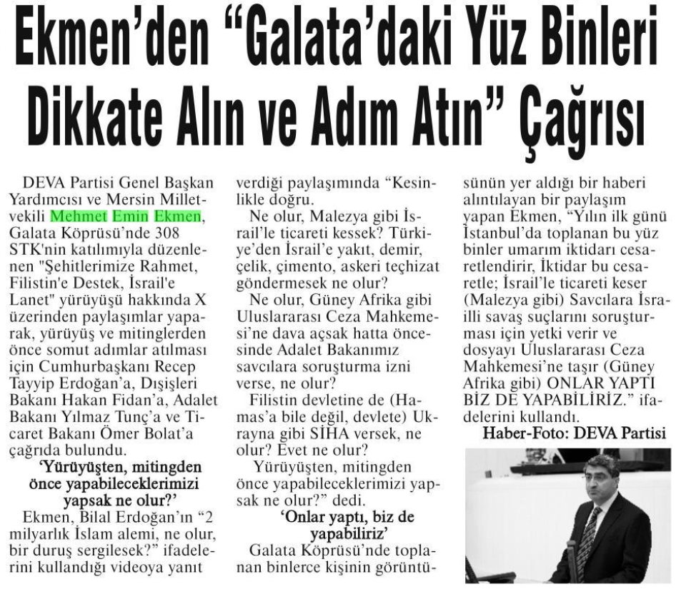EKMEN'DEN 