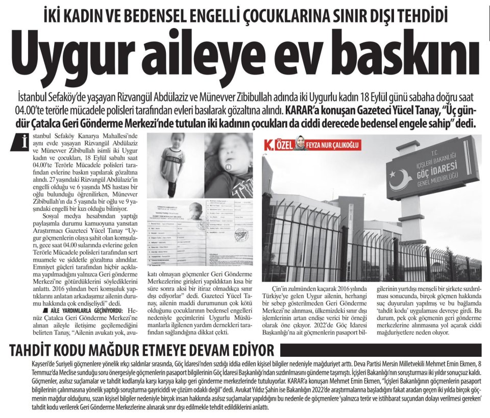 EKMEN'DEN SAĞLIK BAKANINA SORU ÖNERGESİ!