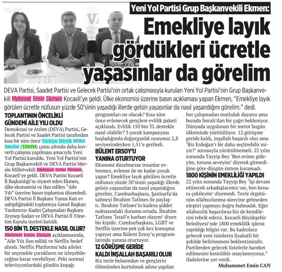  EMEKLİYE LAYIK GÖRDÜKLERİ ÜCRETLE YAŞASINLAR DA GÖRELİM