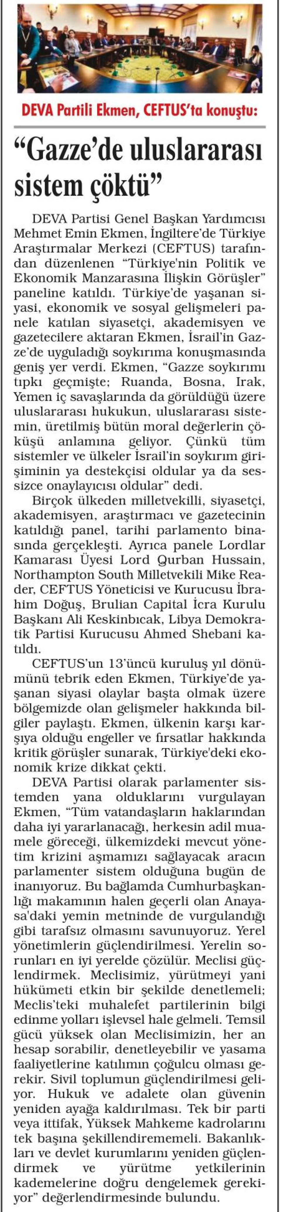 ''GAZZE ULUSLARARASI SİSTEM ÇÖKTÜ''