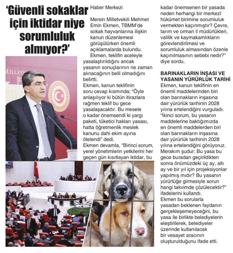 GÜVENLİ SOKAKLAR İÇİN İKTİDAR NİYE SORUMLULUK ALMIYOR?