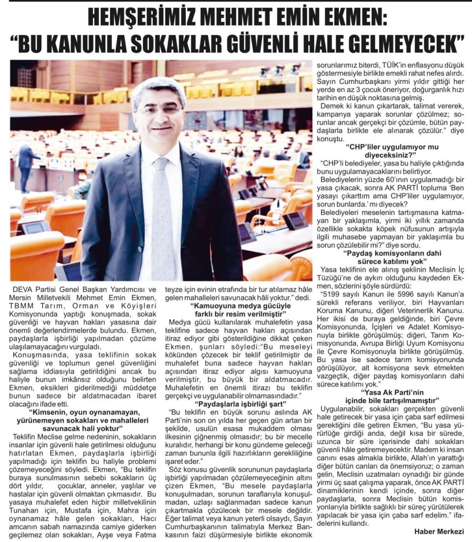 HEMŞERİMİZ MEHMET EMİN EKMEN