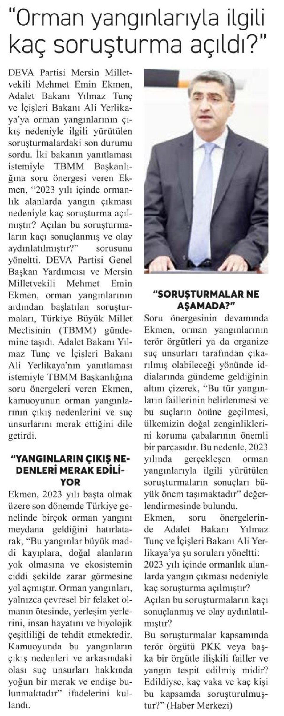 KAÇ SORUŞTURMA AÇILDI ?