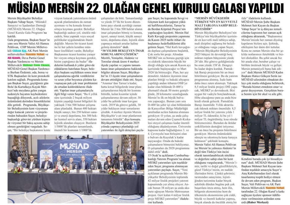 KENT DİNAMİKLERİ UZUN YILLAR SONRA BİR ARADA