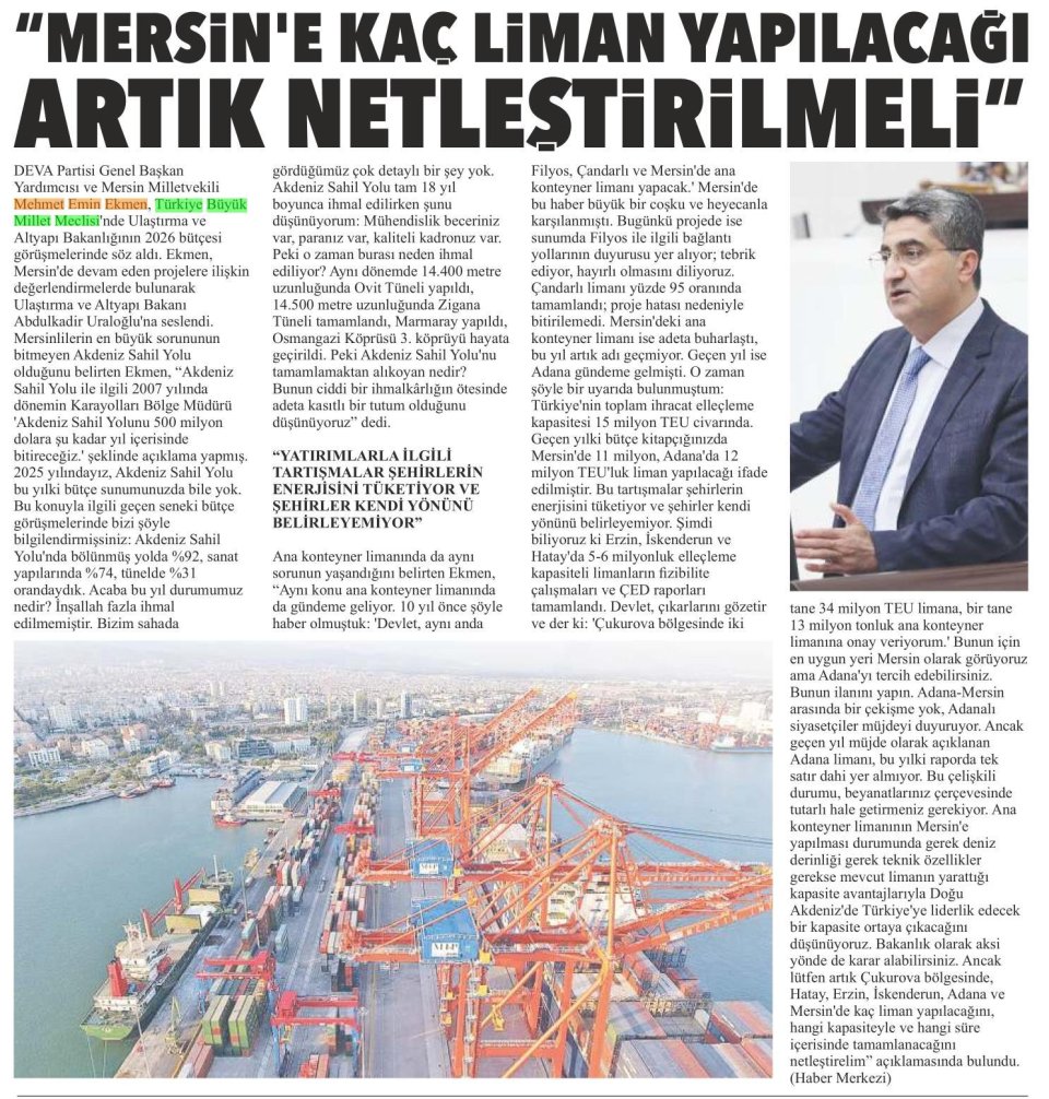 KONTEYNER LİMANI BUHARLAŞTI