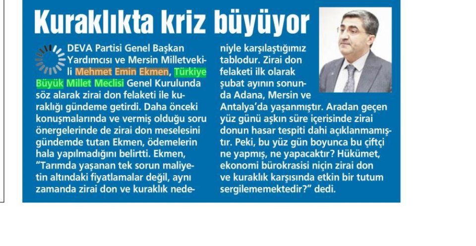 KURAKLIKTA KRİZ BÜYÜYOR