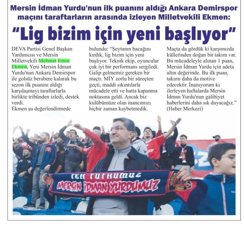 ''LİG BİZİM İÇİN YENİ BAŞLIYOR