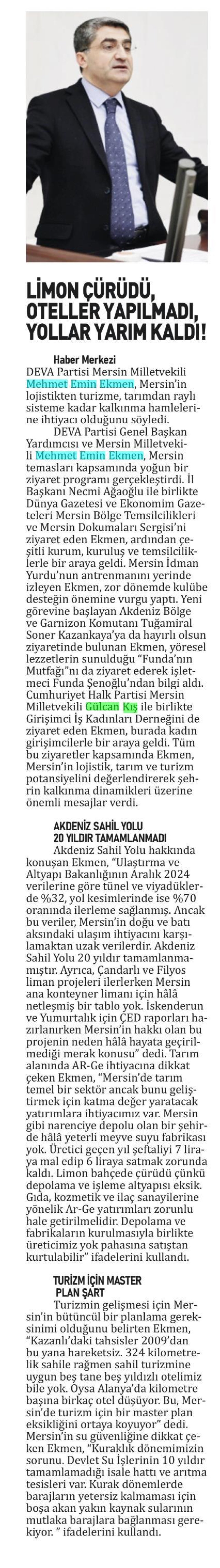MERSİN İÇİN 360 DERECE DEĞERLENDİRME
