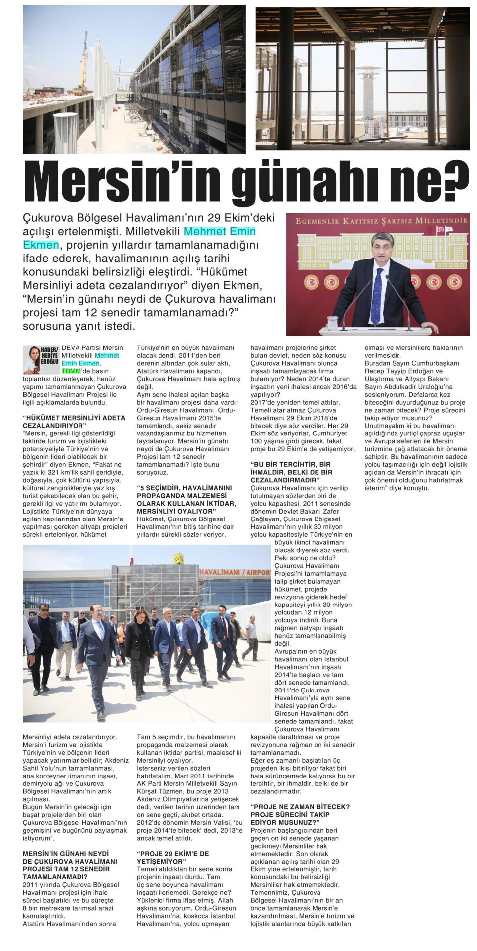MERSİNİN GÜNAHI NE?