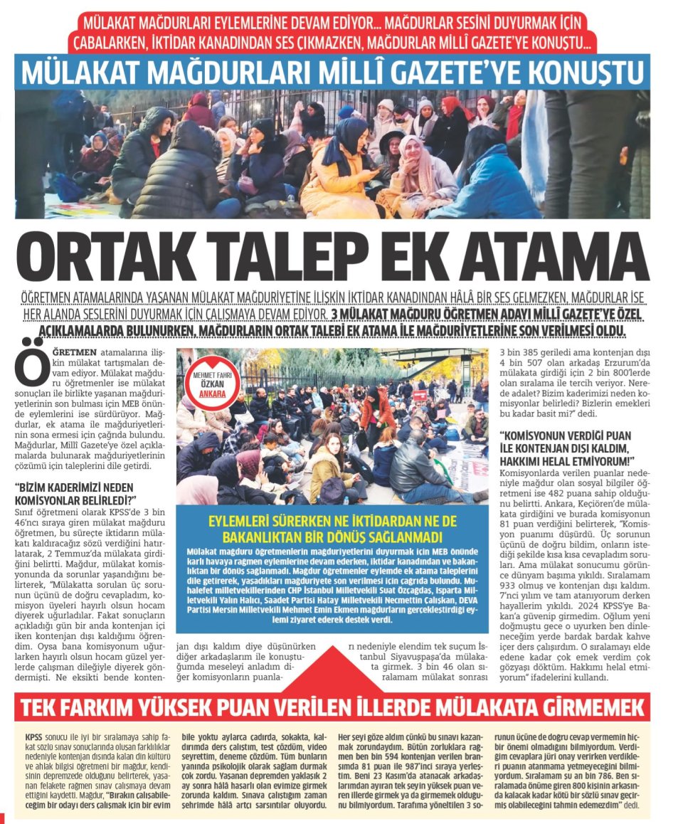 ORTAK TALEP 