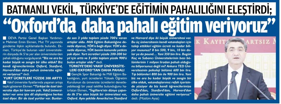 OXFORD'DAN DAHA PAHALI EĞİTİM VERİYORUZ