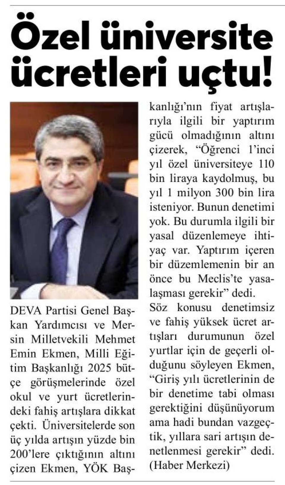 ÖZEL ÜNİVERSİTELER UÇTU!