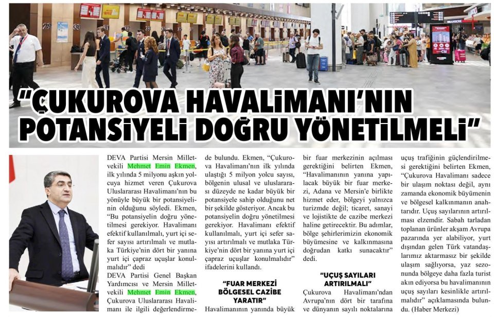 ''UÇUŞ SAYISI ARTIRILMALI