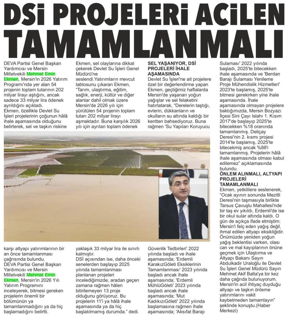 YAĞIŞ DEĞİL İHMAL FELÇ ETTİ
