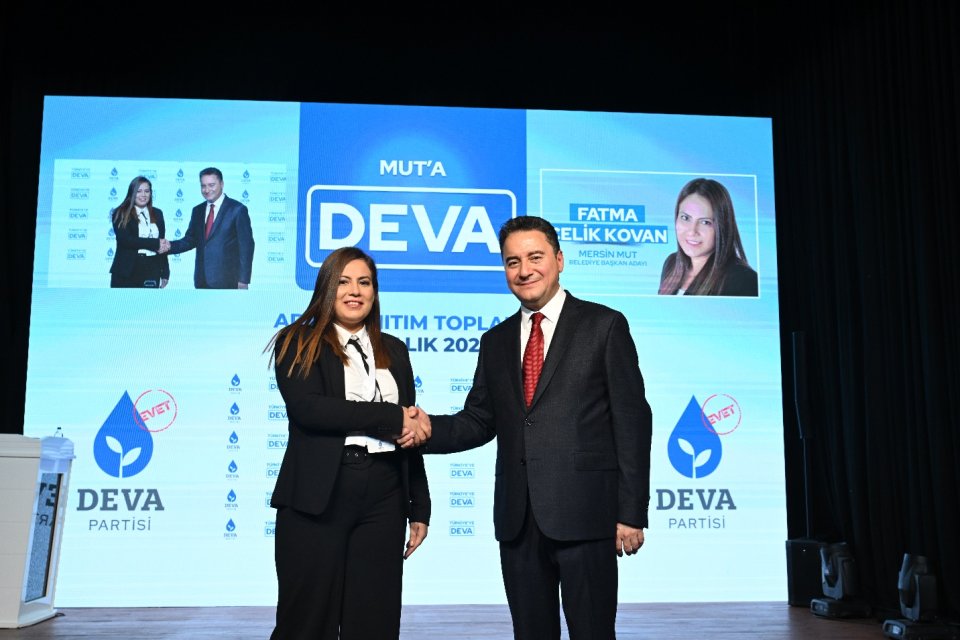 DEVA PARTİSİ’NİN MUT ADAYI FATMA ÇELİK KOVAN OLDU
