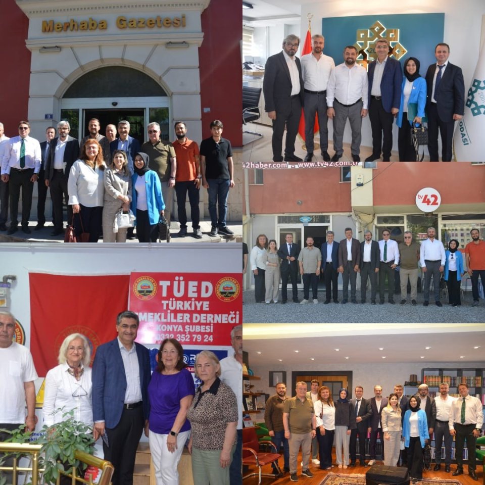 Konya’da ziyaretler