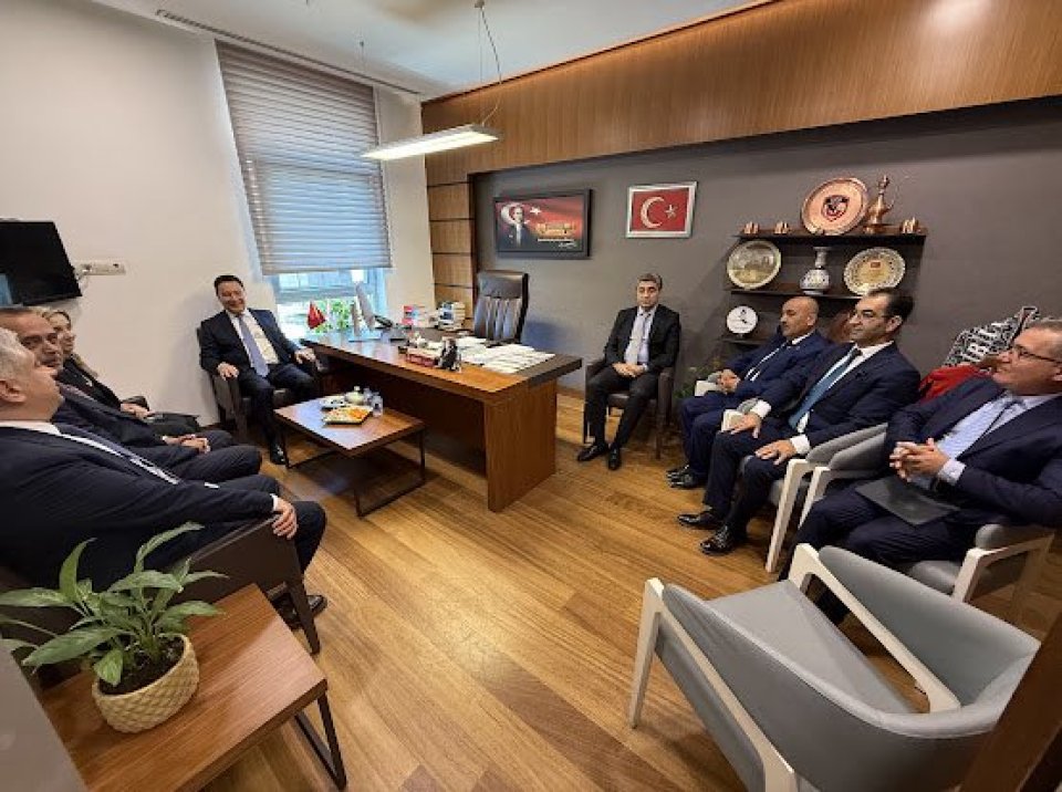 Genel Başkanımızla birlikte Gaziantep Milletvekilimiz  Ertuğrul Kaya Bey'i ziyaret ettik .