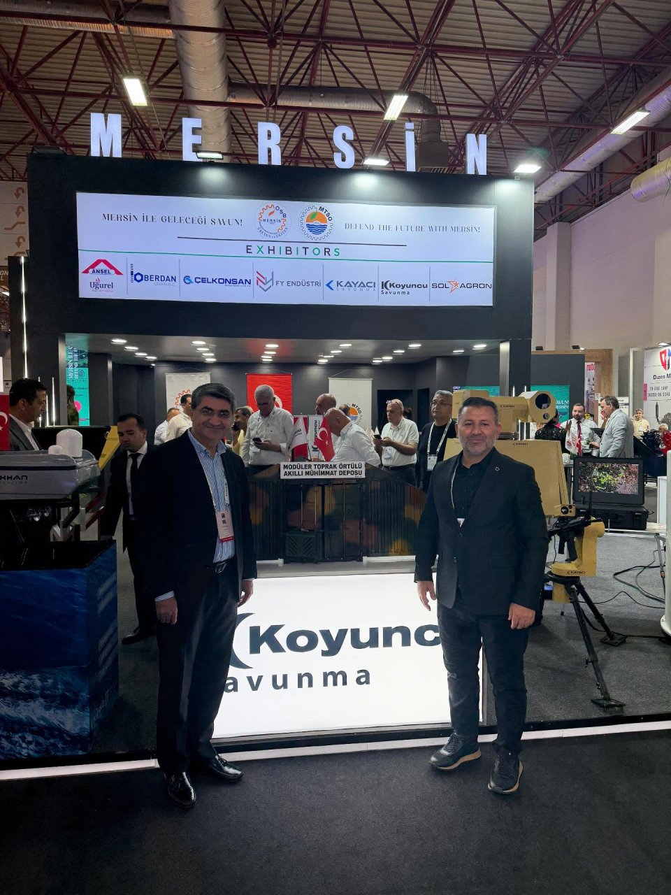 #idef2025'te Mersin firması Koyuncu Savunma'yı ziyaret ettik.