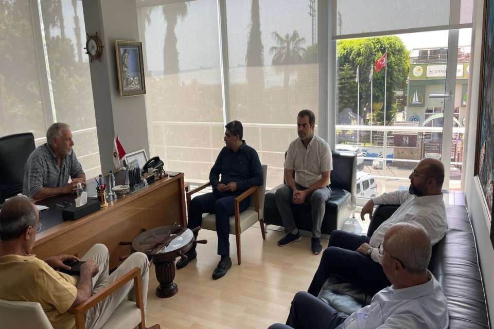 Mersin Deniz Ticaret Odası Başkanı Cihat Lokmanoğlu'nu ziyaret ettik