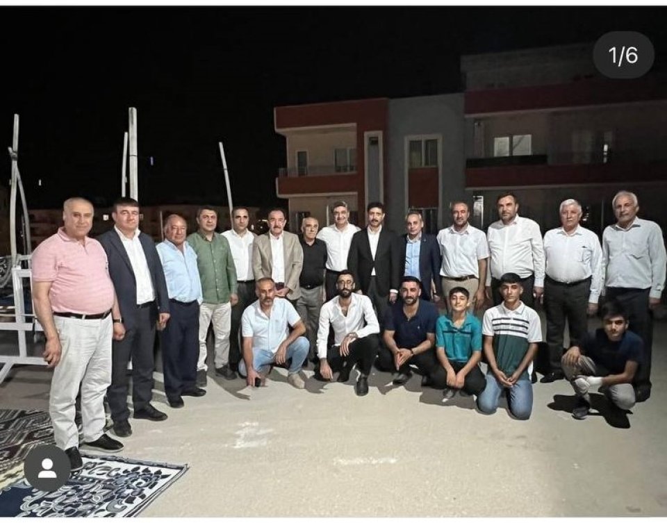Midyat ilçe yöneticimiz Hacı Topaloğlu'na taziye ziyaretinde bulunduk.