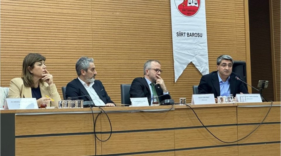 Siirt Barosu “Barışın Dünü ve Bugünü” Paneli – 06.12.2025