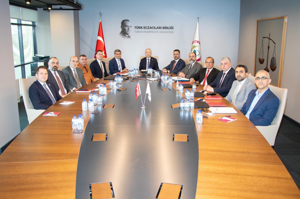 Türk Eczacıları Birliği Merkez Heyeti’ni ziyaret ettik